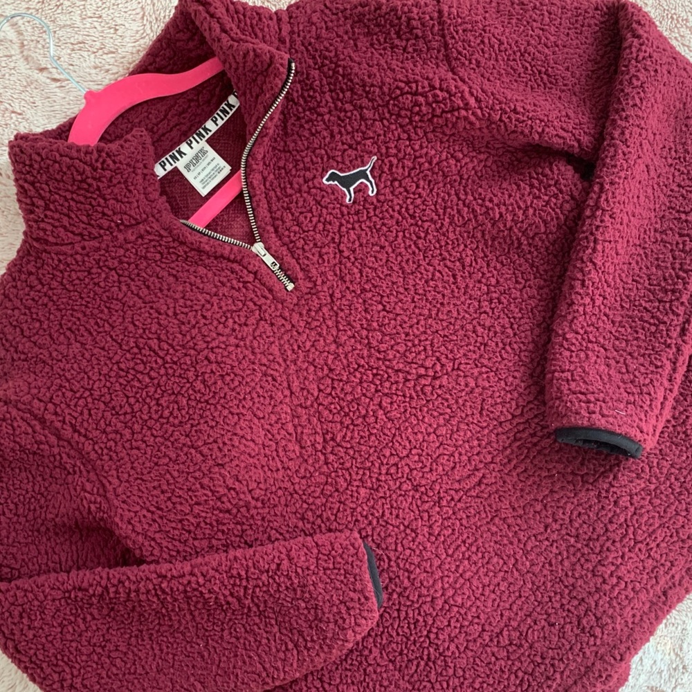 🎀 Victoria’s Secret PINK Sherpa Pullover